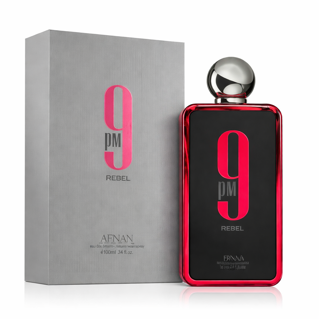 Afnan 9PM Rebel Perfume 100ml for Men – Long Lasting Bold Night Fragrance