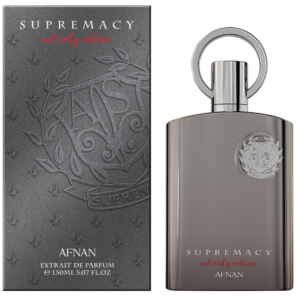 Afnan Supremacy Not Only Intense Eau De Parfum 150ml – Luxury Men's Perfume | Long Lasting Smoky Citrus Fragrance