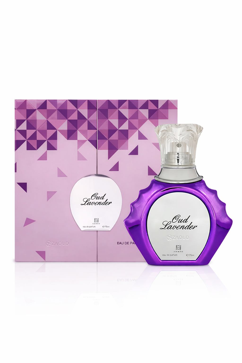 Ahmed Al Maghribi Oud Lavender Eau De Parfum 75 ML – Luxury Unisex Arabic Perfume | Long Lasting Oud & Lavender Fragrance