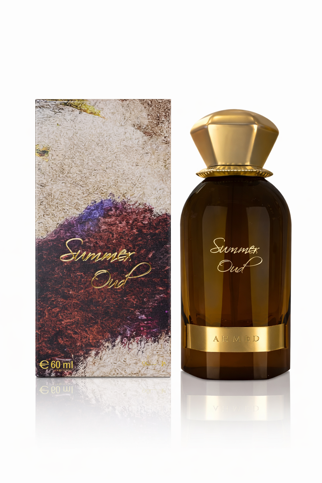 Ahmed Al Maghribi Summer Oud Eau De Parfum 60ml – Fresh Unisex Arabic Oud Perfume | Long Lasting Summer Fragrance