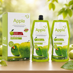 Apple Hair Color Shampoo 500ml – Ammonia Free Natural Black Hair Dye Shampoo for Men & Women
