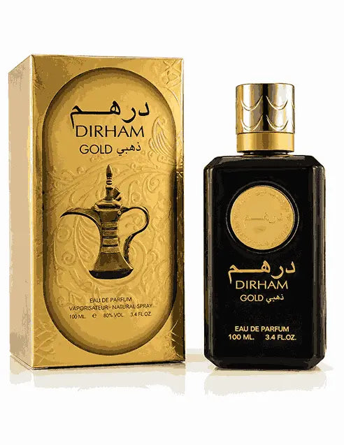 Ard Al Zaafaran Dirham Gold Perfume 100ml – Long Lasting Luxury Arabian Fragrance for Men & Women