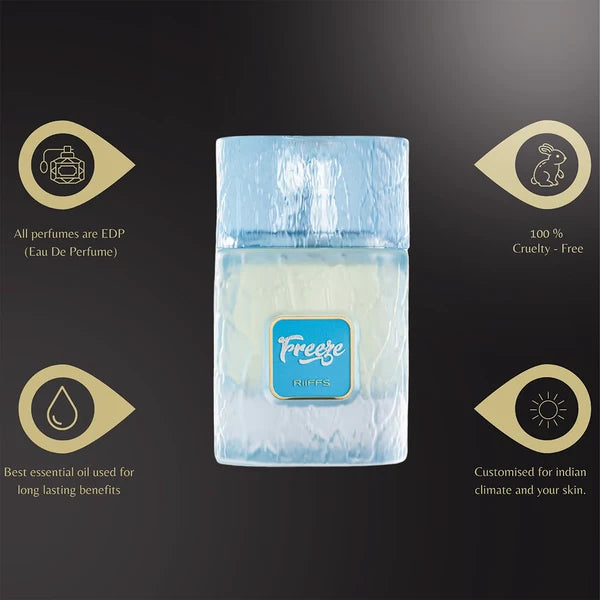 RiiFFS Freeze Extrait de Parfum 100ml | Fresh Citrus Mint Unisex Fragrance