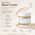 Mixsoon Bean Cream 50ml – Deep Hydration Korean Moisturizer for Glass Skin & Skin Barrier Repair
