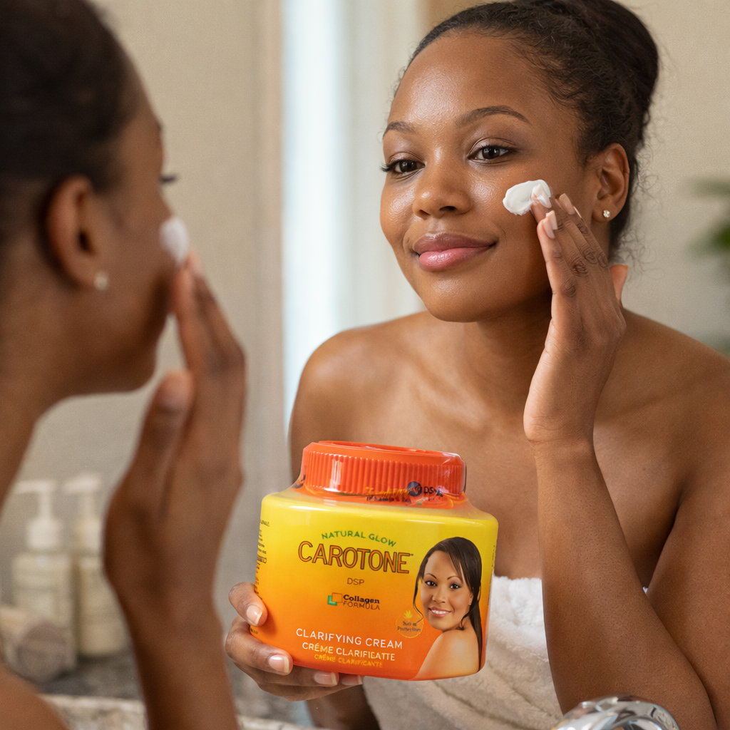 Gandour Natural Glow Carotone Clarifying Cream 135ml – Brightening & Dark Spot Reducing Moisturizing Skin Cream