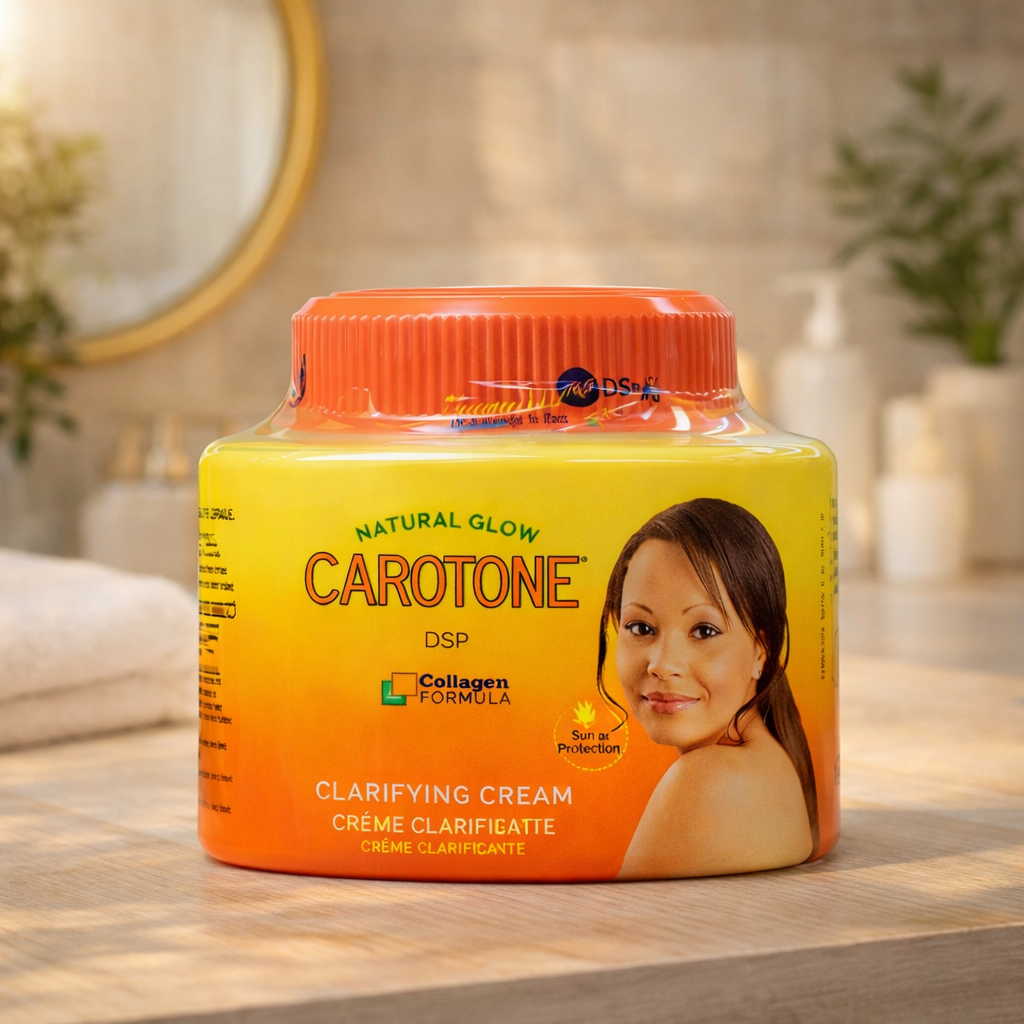 Gandour Natural Glow Carotone Clarifying Cream 135ml – Brightening & Dark Spot Reducing Moisturizing Skin Cream