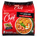 Mamee Chef Curry Laksa Flavour Instant Noodles 4 x 80g