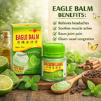 Eagle Brand Green Balm 20g | Aromatic Pain Relief Balm for Muscle, Joint & Headache Comfort