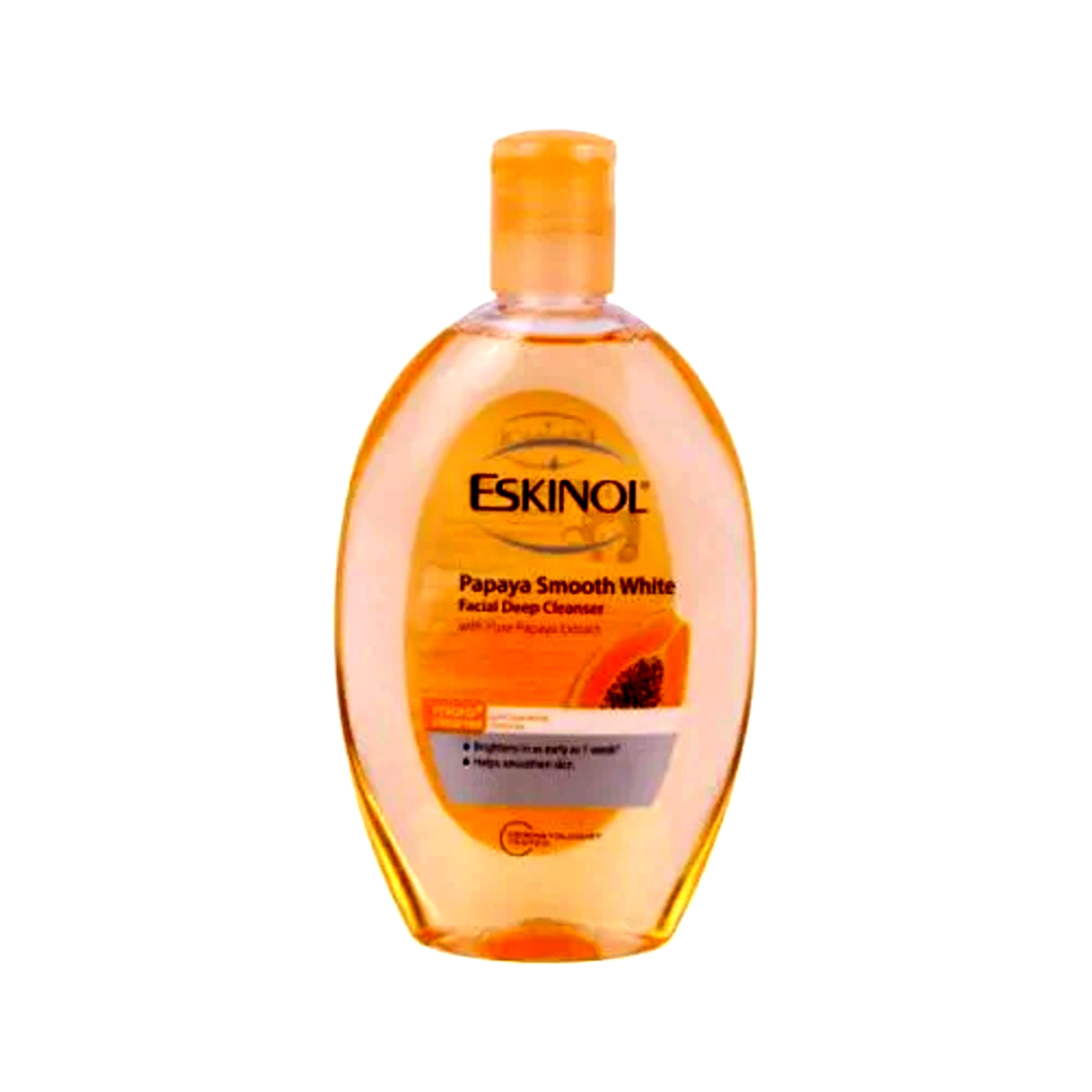 Eskinol Naturals Papaya Facial Cleanser 225 ml– Deep Cleansing & Brightening Toner for Clear, Smooth Skin