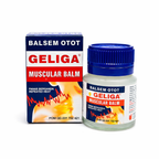 Geliga Muscular Balm 20g | Fast Pain Relief Balm for Muscle Pain, Joint Pain, Backache, Sprains & Stiffness