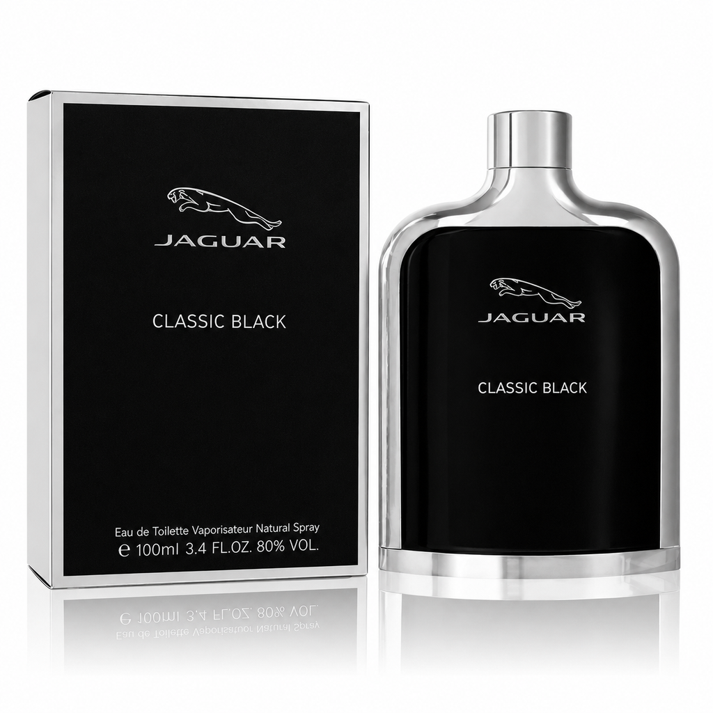 Jaguar Classic Black Perfume 100ml for Men – Luxury Long Lasting Eau de Toilette Fragrance