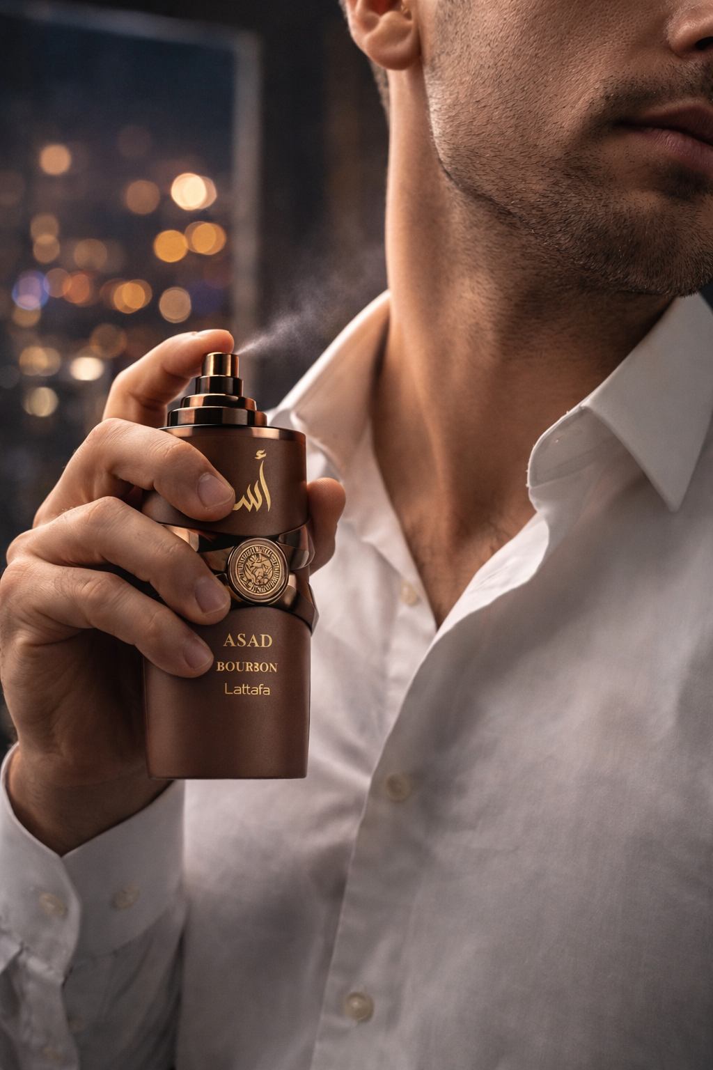 Lattafa Asad Bourbon Perfume 100ml EDP for Men – Long Lasting Sweet Spicy Vanilla Woody Fragrance