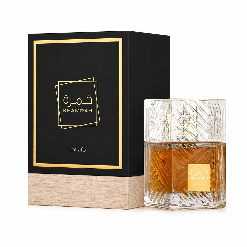 Lattafa Khamrah Perfume 100ml EDP for Men & Women – Long Lasting Sweet Spicy Vanilla Gourmand Fragrance