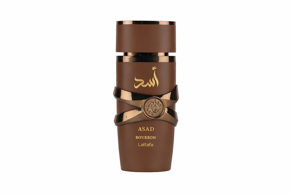 Lattafa Asad Bourbon Perfume 100ml EDP for Men – Long Lasting Sweet Spicy Vanilla Woody Fragrance