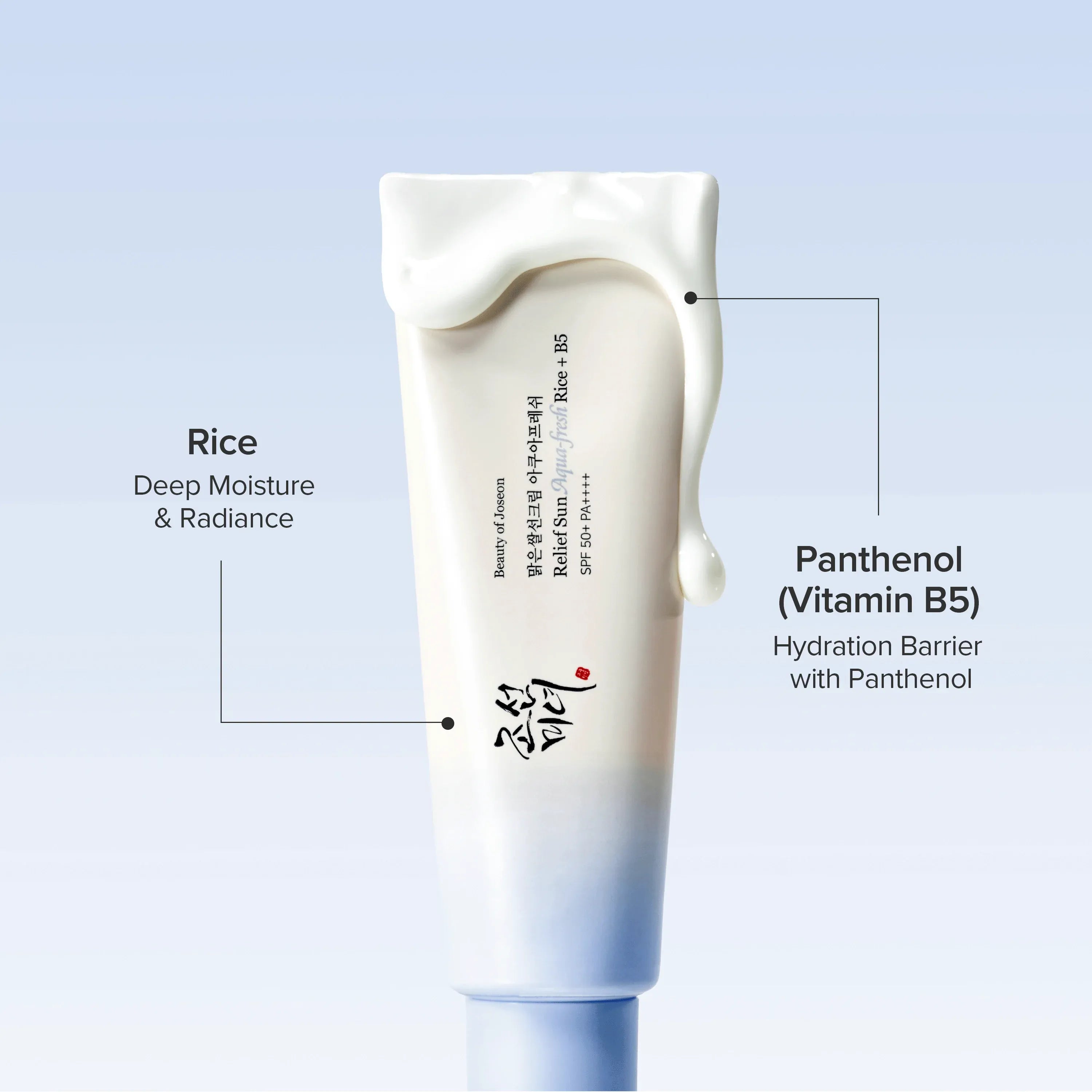 Beauty of Joseon Relief Sun Aqua-Fresh Rice + B5 SPF50+ PA++++ Sunscreen | Lightweight Korean Sunscreen | 50ml