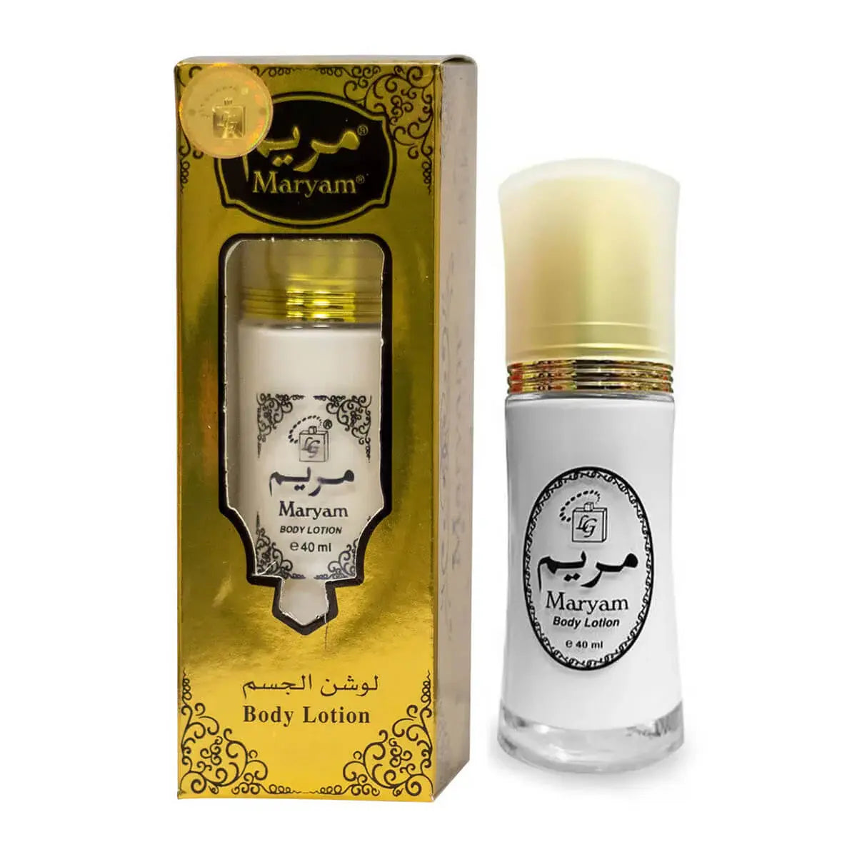 Maryam Body Lotion Gold 40 ml – Hydrating & Glow-Boosting Moisturizer for Radiant Skin