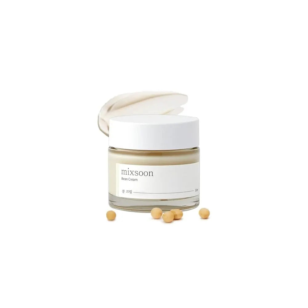 Mixsoon Bean Cream 50ml – Deep Hydration Korean Moisturizer for Glass Skin & Skin Barrier Repair