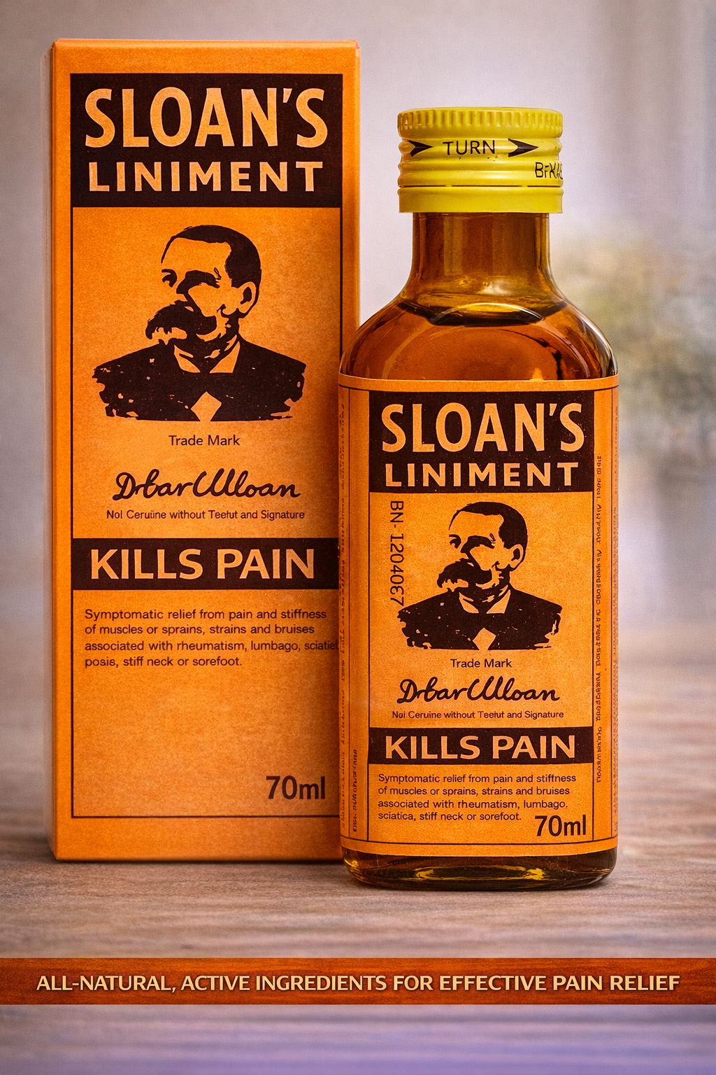 Sloan's Pain Relief Liniment Oil 71ml | Fast Relief for Joint Pain, Muscle Pain, Backache, Sprains & Arthritis