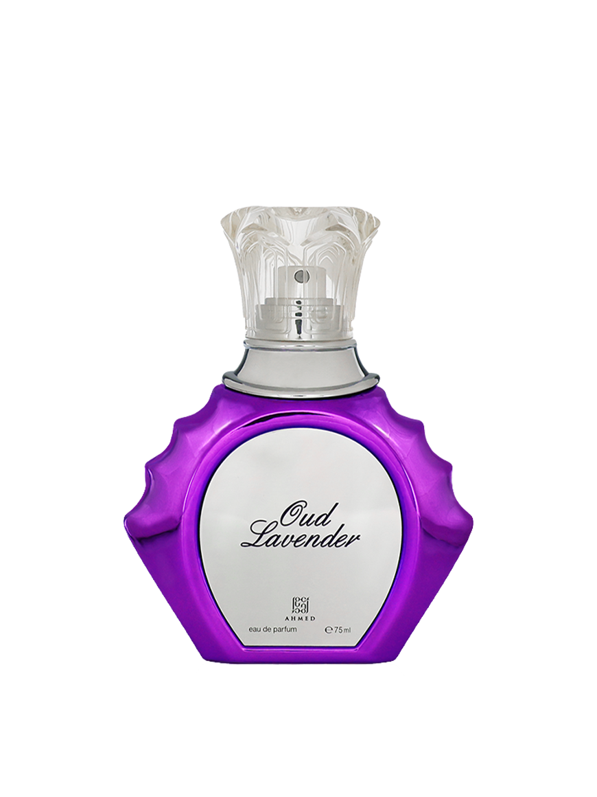 Ahmed Al Maghribi Oud Lavender Eau De Parfum 75 ML – Luxury Unisex Arabic Perfume | Long Lasting Oud & Lavender Fragrance