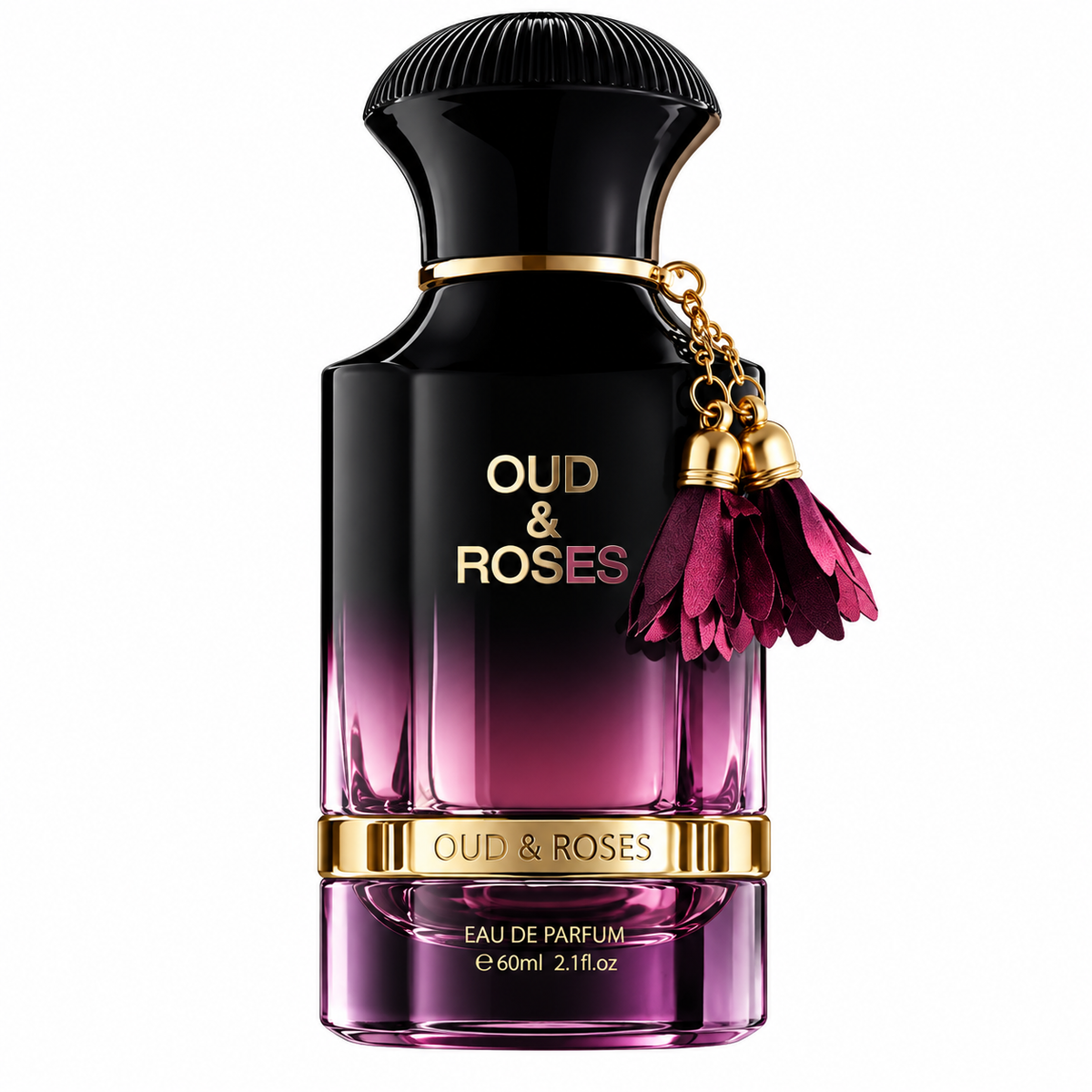 Ahmed Al Maghribi Oud & Roses Eau De Parfum bottle