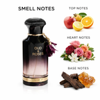 Ahmed Al Maghribi Oud & Roses Eau De Parfum – Luxury Unisex Arabic Perfume | Long Lasting Oud Fragrance
