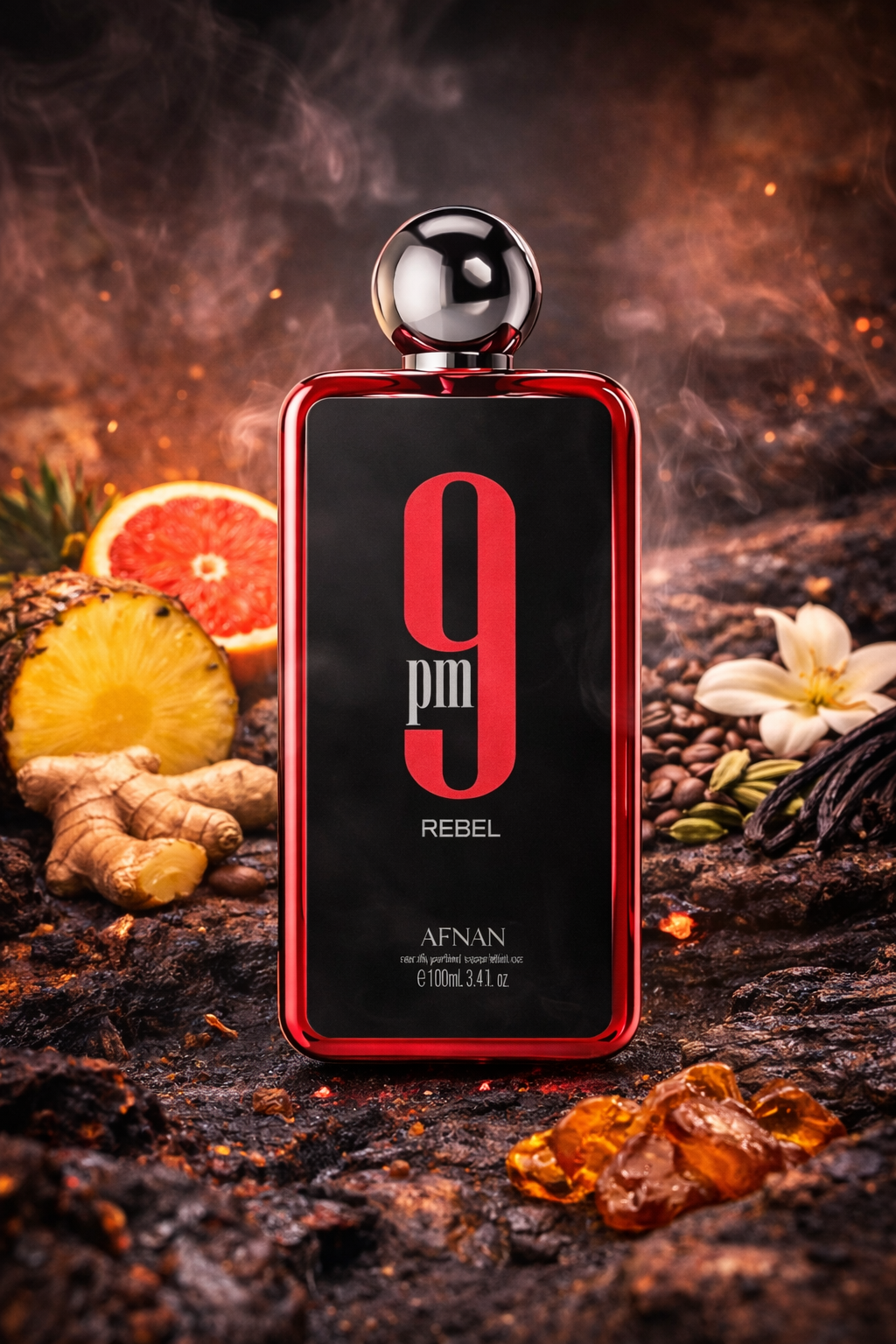 Afnan 9PM Rebel Perfume 100ml for Men – Long Lasting Bold Night Fragrance