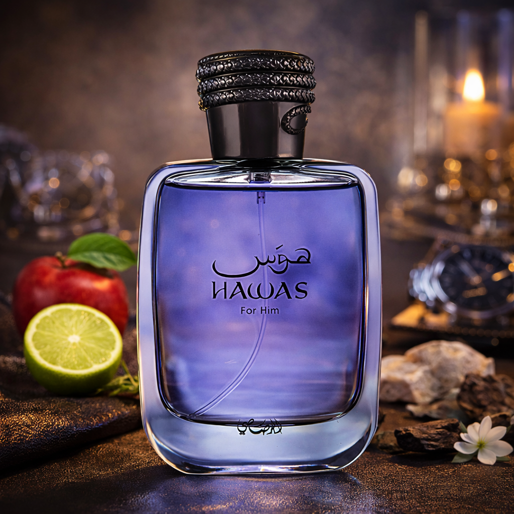 Rasasi Hawas For Him Eau De Parfum 100ml – Men's Luxury Perfume | Long Lasting Fresh Woody Aromatic Fragrance