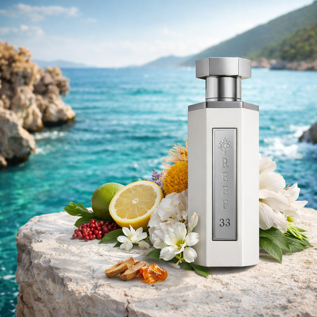 Reef 33 White Eau De Parfum 100ml – Luxury Unisex Perfume | Fresh Clean Long Lasting Premium Fragrance