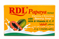 RDL Papaya Extract Beauty Soap box front
