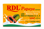 RDL Papaya Extract Beauty Soap box front