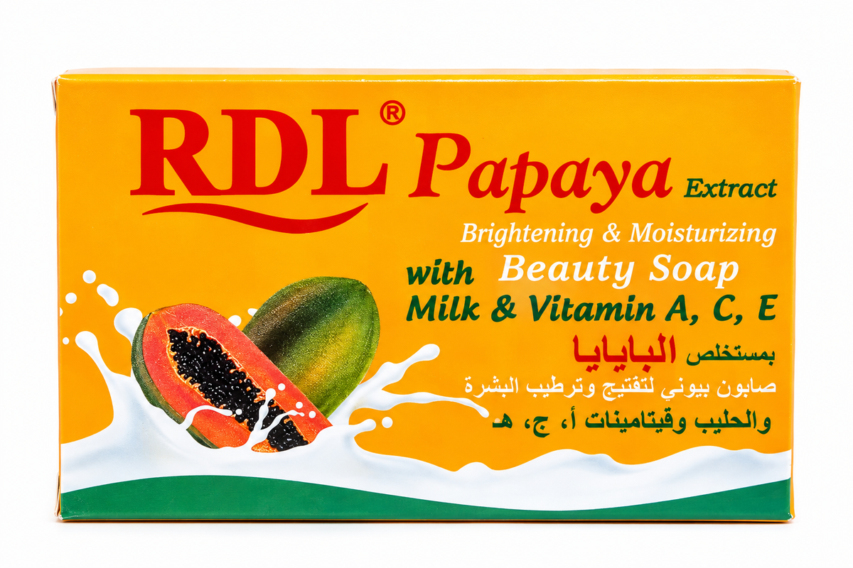 RDL Papaya Extract Beauty Soap box front