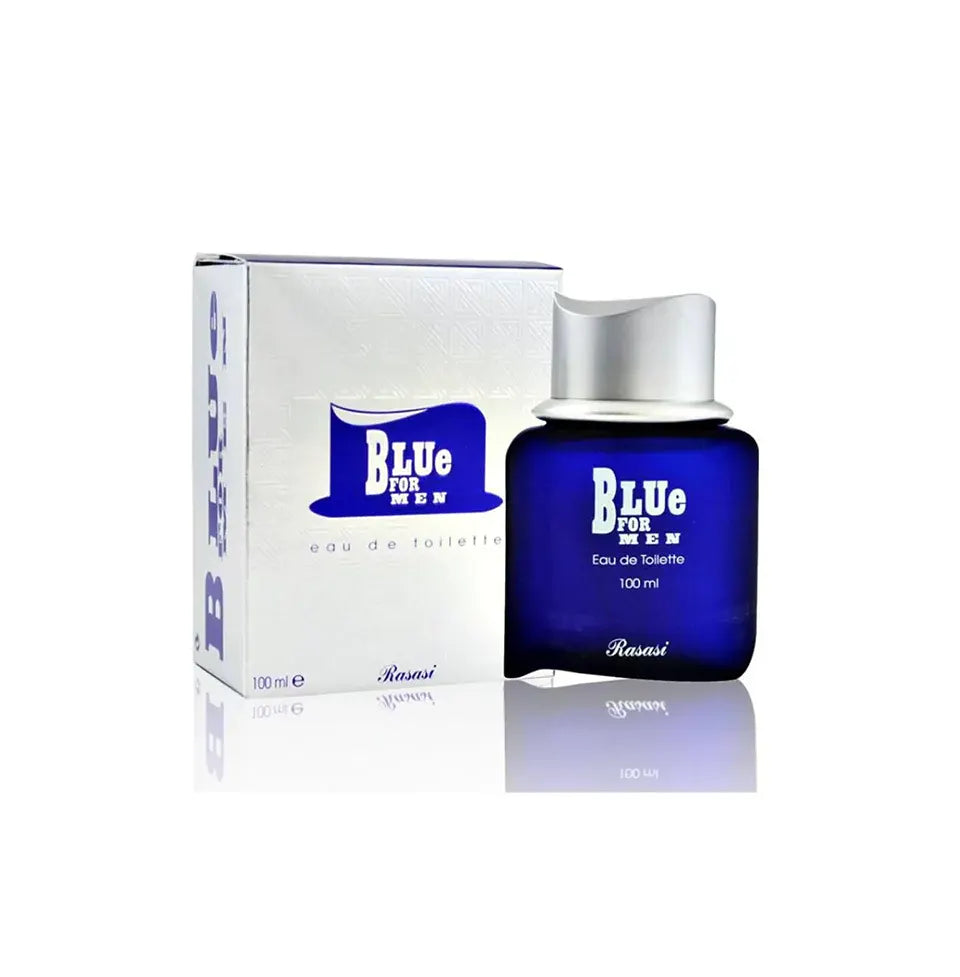 Rasasi Blue For Men Perfume 100ml EDT – Fresh Citrus Woody Long Lasting Fragrance for Men