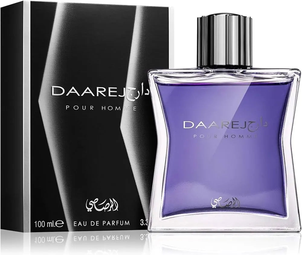 Rasasi Daarej Perfume 100ml EDP for Men – Long Lasting Warm Spicy Vanilla Amber Fragrance