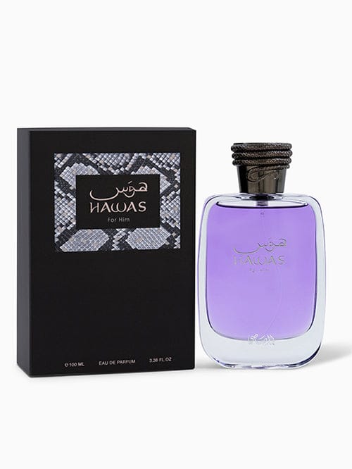 Rasasi Hawas For Him Eau De Parfum 100ml – Men's Luxury Perfume | Long Lasting Fresh Woody Aromatic Fragrance