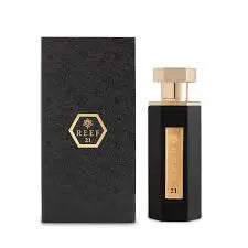 Reef 21 Black Eau De Parfum 100ml – Men's Luxury Perfume | Intense Long Lasting Woody Aromatic Fragrance