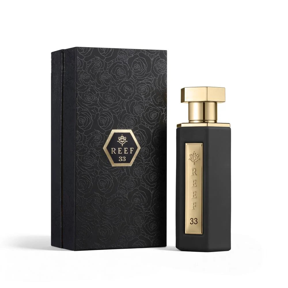 Reef 33 Black Perfume for Men 100ml – Long Lasting Strong Luxury Fragrance