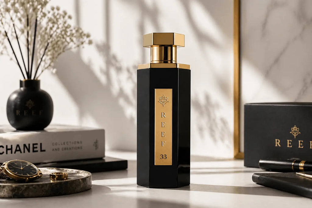 Reef 33 Black Perfume for Men 100ml – Long Lasting Strong Luxury Fragrance