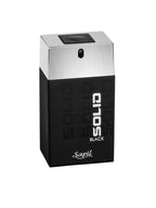Sapil Solid Black Eau De Toilette 100ml – Men's Long Lasting Perfume | Bold Woody Aromatic Fragrance