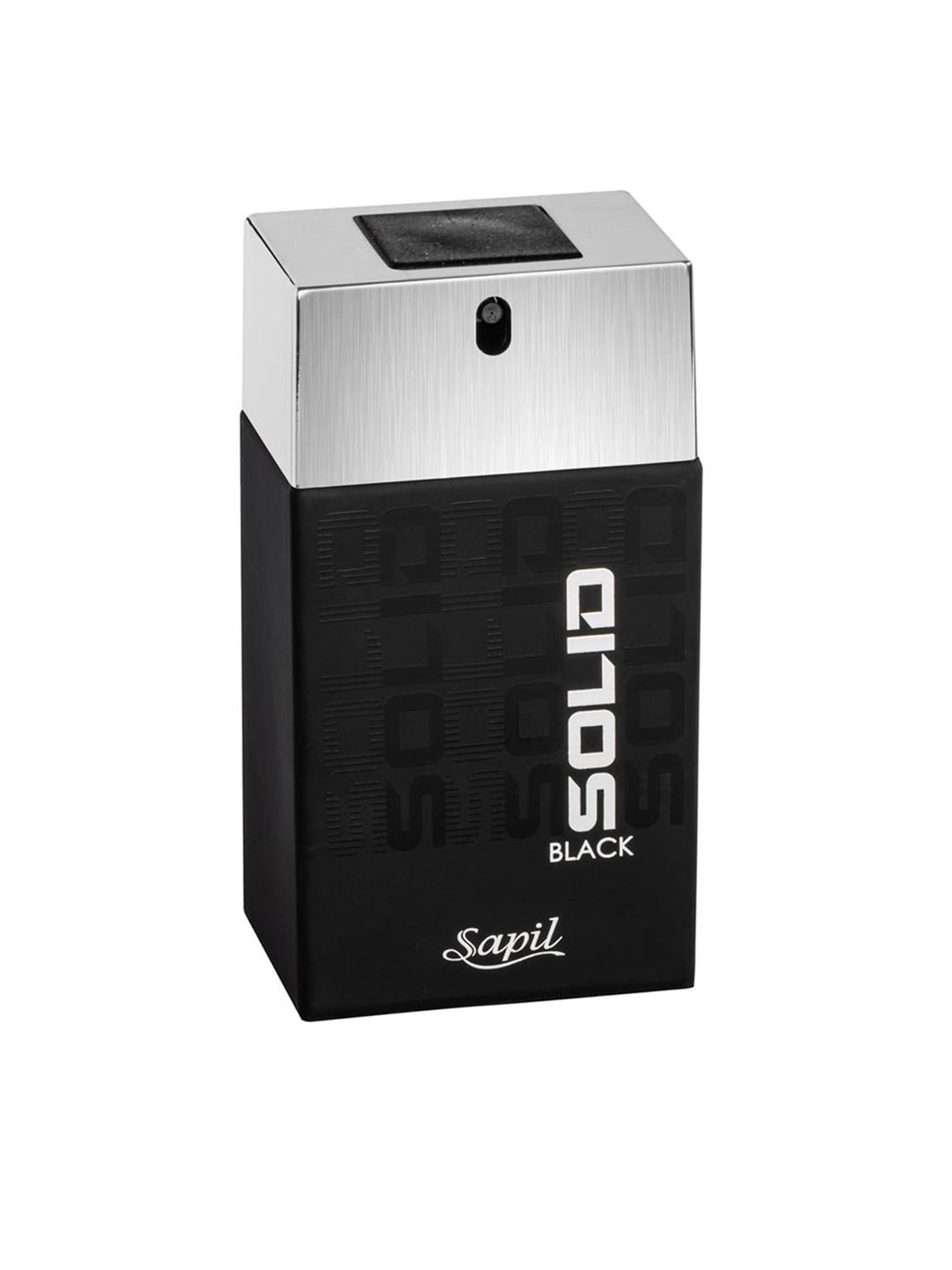 Sapil Solid Black Eau De Toilette 100ml – Men's Long Lasting Perfume | Bold Woody Aromatic Fragrance