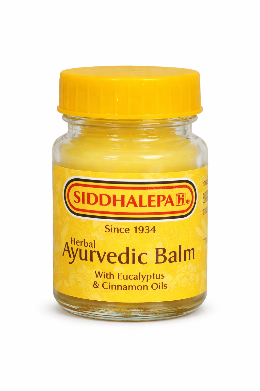 Siddhalepa Ayurvedic Balm 50g | Herbal Pain Relief Balm for Headache, Muscle Pain, Joint Pain, Cold & Flu Relief