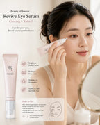 Beauty of Joseon Revive Eye Serum Ginseng + Retinal 30ml – Anti Agfor ing Korean Eye Cream Dark Circles & Wrinkles