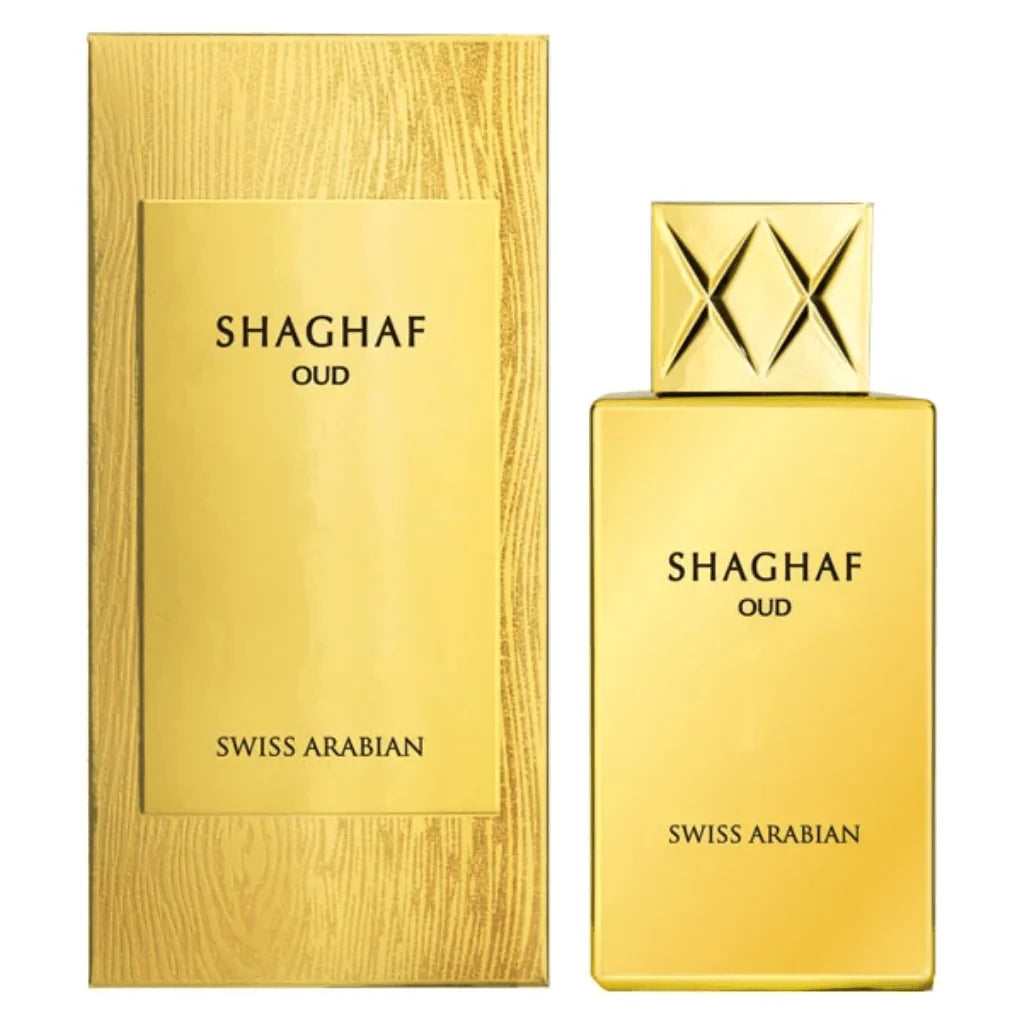 Swiss Arabian Shaghaf Oud Eau De Parfum 75ml – Luxury Unisex Oud Perfume | Sweet Long Lasting Arabic Fragrance