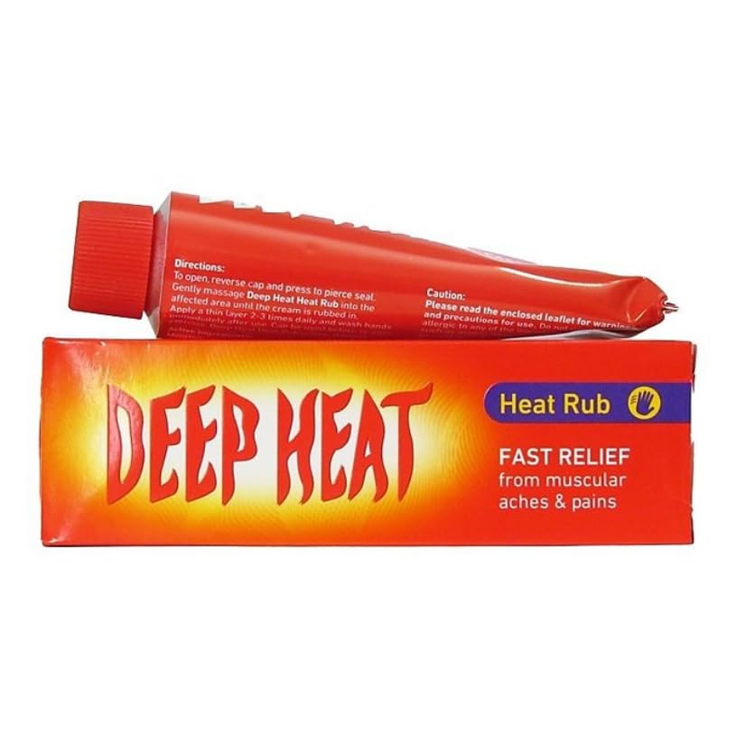 Deep Heat Rub 100g | Fast Warming Pain Relief Cream for Muscle Pain, Backache, Joint Pain, Sprains & Stiffness