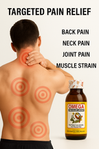 Omega Pain Killer Liniment Oil 120ml | Fast Relief for Muscle Pain, Joint Pain, Backache, Arthritis & Sprains